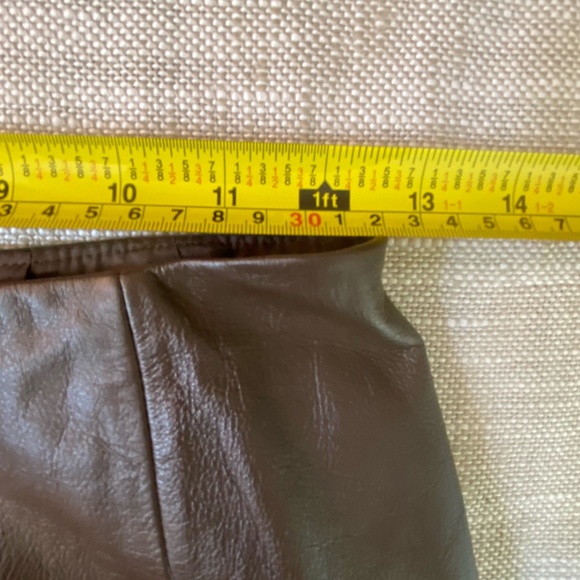 Mix-It Womens Brown Soft Leather Western Casual Skirt- Sz-4 - Picture 12 of 14